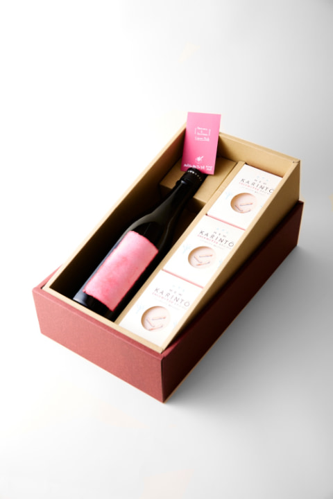 【ギフト箱入り】[清酒 無題］＆カリントウのセット