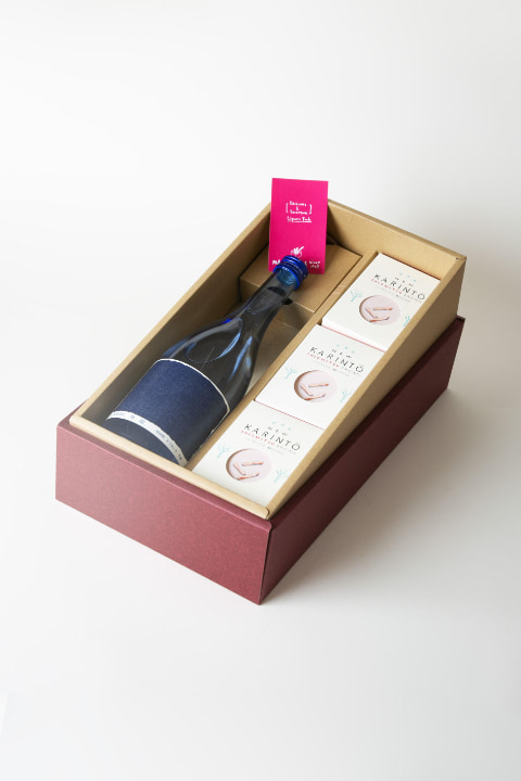 【ギフト箱入り】[本格焼酎 無題］＆カリントウのセット